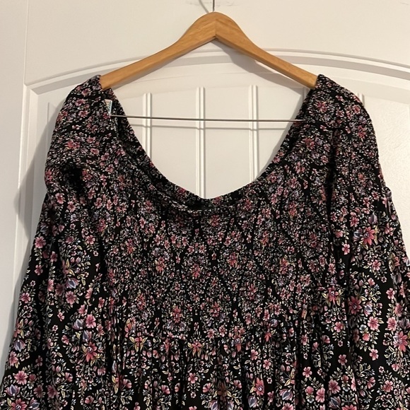 Torrid Mini Challis Off-Shoulder Skater Dress Size 2X - Picture 4 of 7